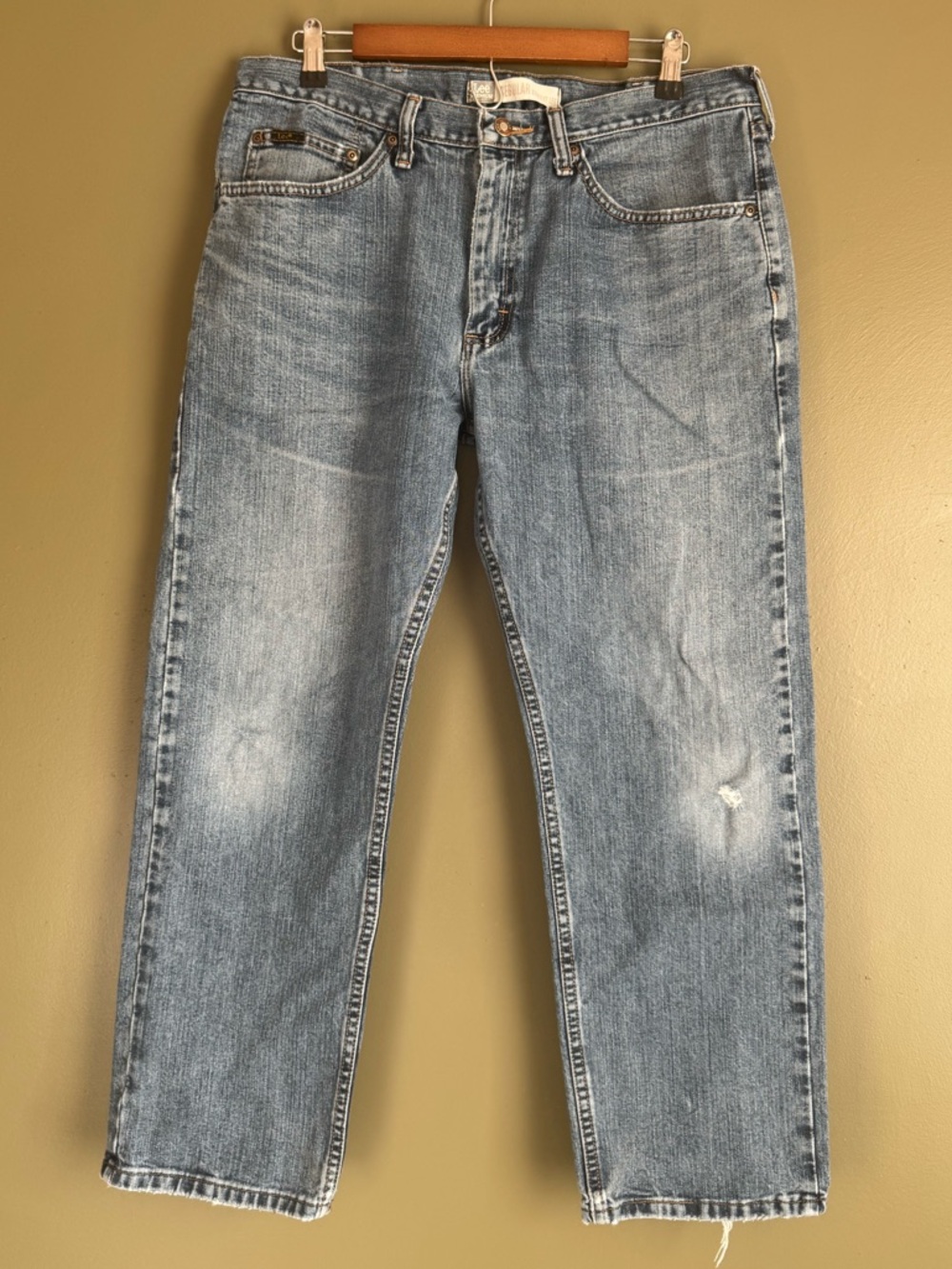Lee Men's Straight Light Blue Jeans